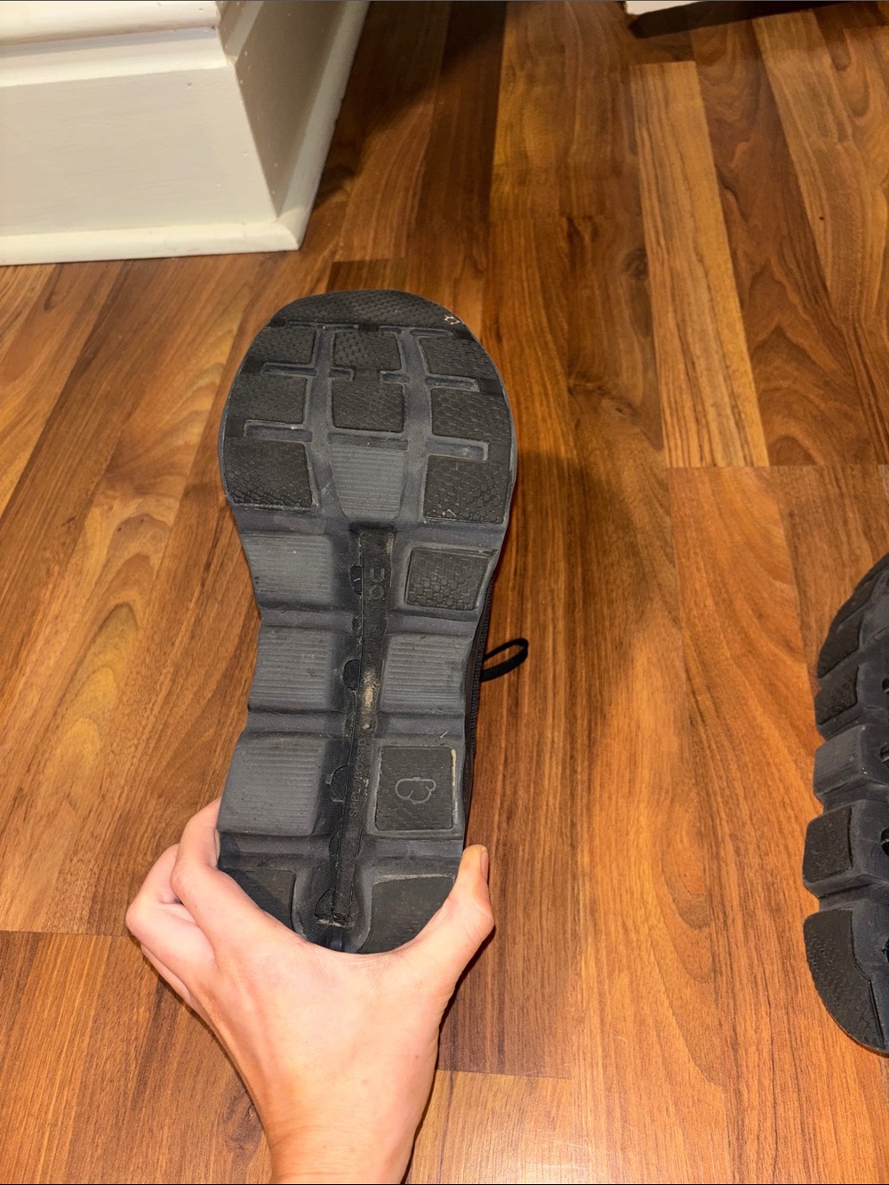 On Running Black Men's Athletic Running Sneakers | 12 - Picture 5 of 6